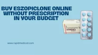 buy eszopiclone online without prescription