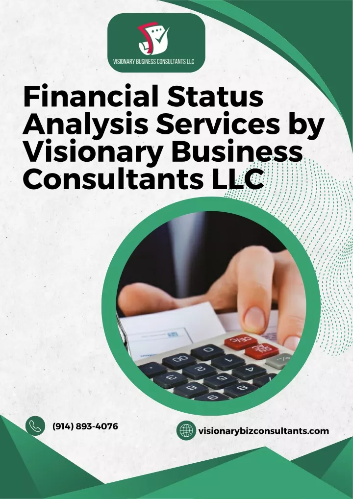 financial status analysis services by visionary