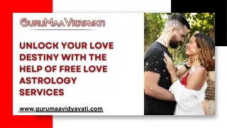 Unlock Your Love Destiny with the help of Free Love Astrology Services