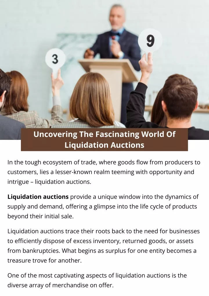 uncovering the fascinating world of liquidation