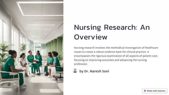 nursing research an overview