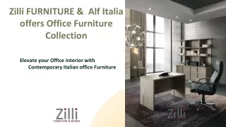 Elevate your Office interior with Contemporary Italian office Furniture
