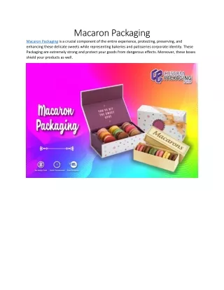 macaron packaging
