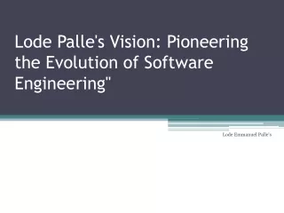 Pioneering the Evolution of Software Engineering