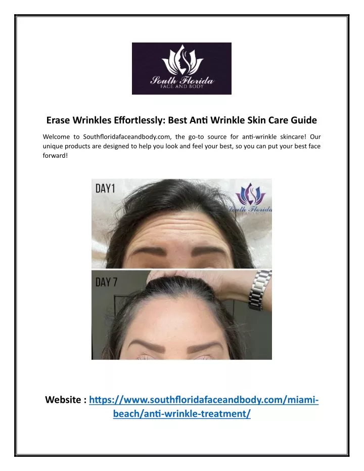 erase wrinkles effortlessly best anti wrinkle