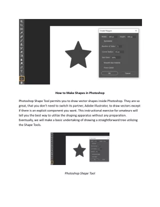 How to Make Shapes in Photoshop