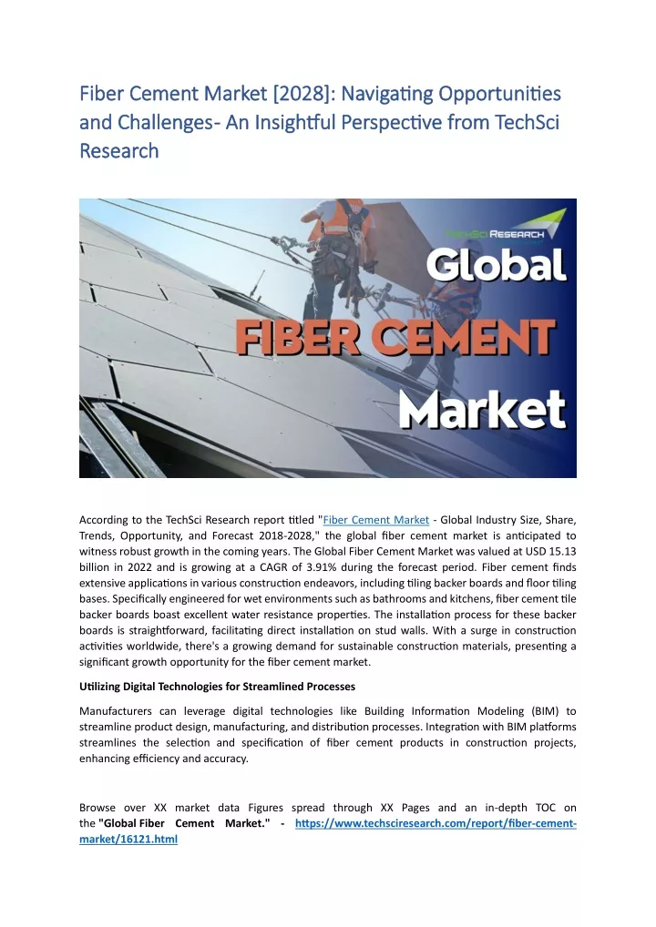 fiber cement fiber cement market and challenges