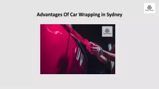 Advantages Of Car Wrapping in Sydney