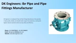 Ibr Pipe and Pipe Fittings Manufacturer, Best Ibr Pipe and Pipe Fittings Manufac