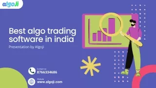 Best algo trading software in India | Algoji