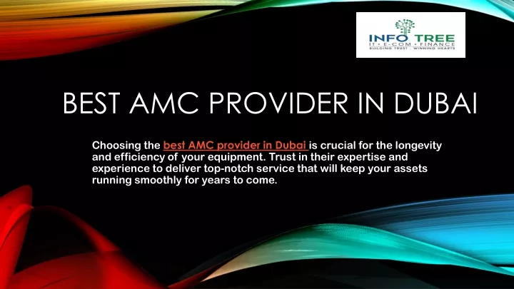 best amc provider in dubai