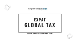 Streamlined US Expat Tax Filing Solutions by Expat Global Tax