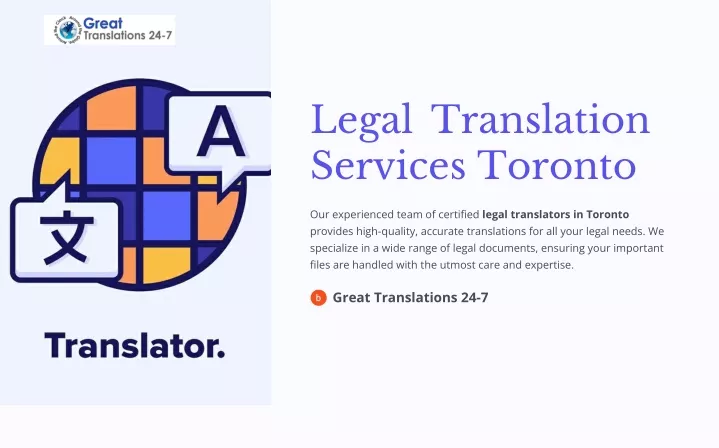 legal translation services toronto