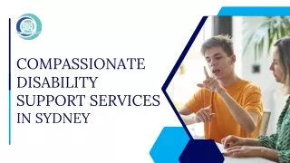 Compassionate Disability Support Services In Sydney