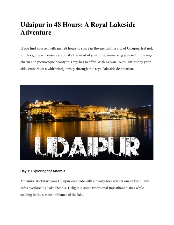 udaipur in 48 hours a royal lakeside adventure