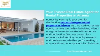 Best Reliable Real Estate Agent in Arizona for Rental Properties.