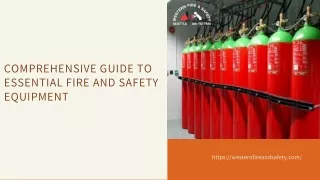Comprehensive Guide to Essential Fire and Safety Equipment