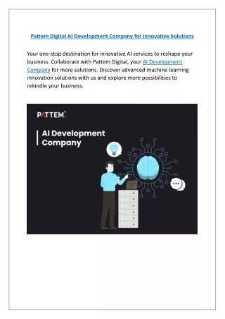 pattem digital ai development company