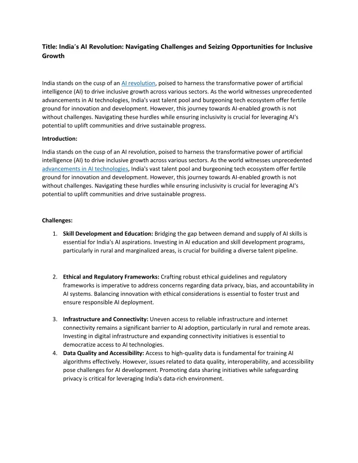 title india s ai revolution navigating challenges