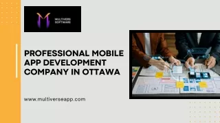 Professional Mobile App Development company in Ottawa