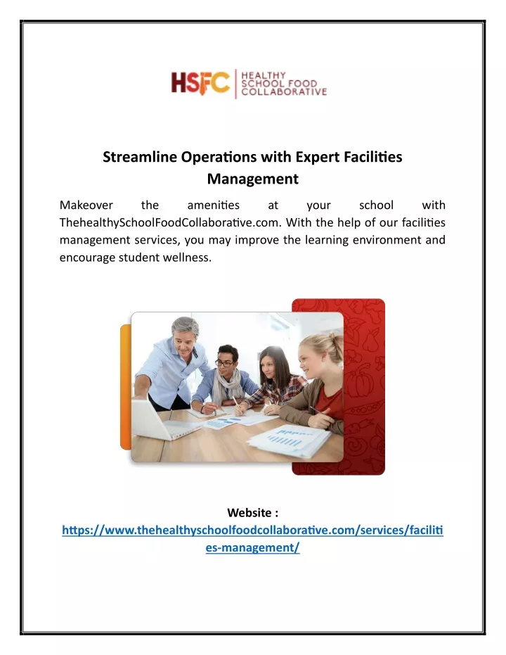 streamline operations with expert facilities