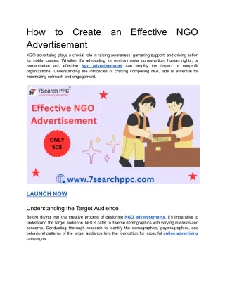 how advertisement