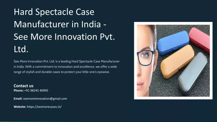 hard spectacle case manufacturer in india
