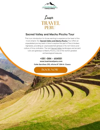 Sacred Valley and Machu Picchu Tour