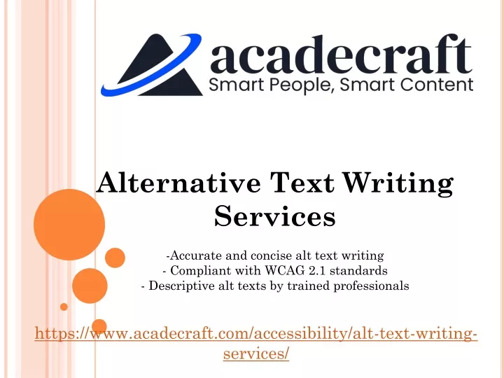 alternative text writing services accurate