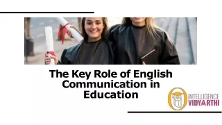 The Importance of English Communication in Education