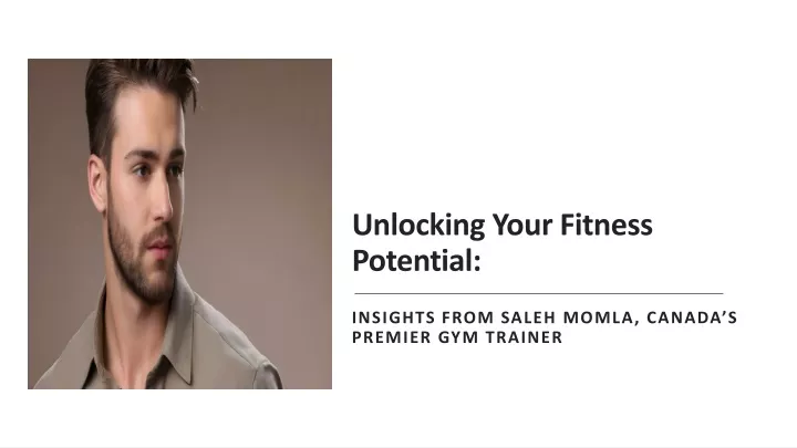 unlocking your fitness potential