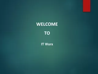 welcome to