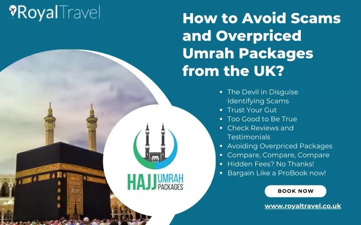 how to avoid scams and overpriced umrah packages