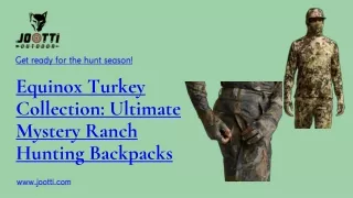 Equinox Turkey Collection Ultimate Mystery Ranch Hunting Backpacks
