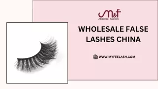 Wholesale False Lashes China