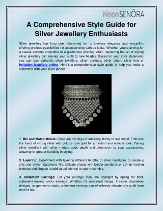 Imitation jewellery online