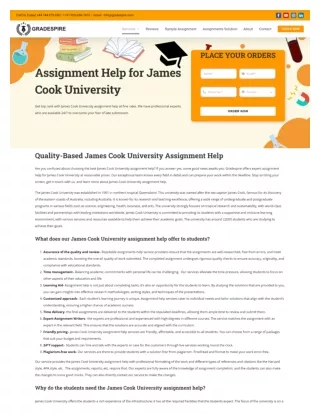 Streamline Your Assignments with Gradespire: Your Ultimate James Cook University
