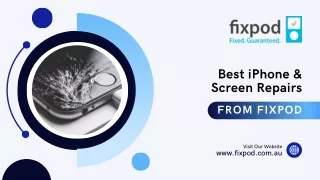 Best iPhone & Screen Repairs From Fixpod
