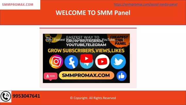 welcome to smm panel