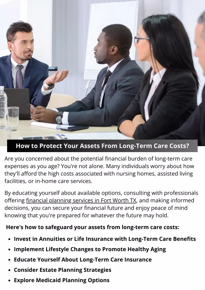 how to protect your assets from long term care