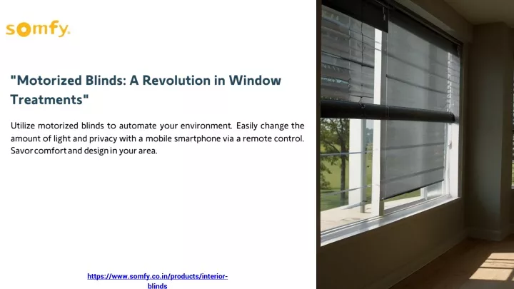 motorized blinds a revolution in window treatments