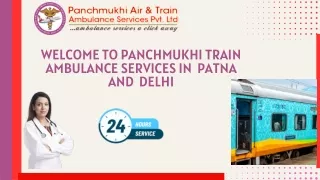 Speedy patient rehabilitation by Panchmukhi Train Ambulance Services in Patna and Delhi