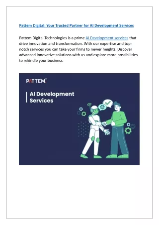 pattem digital your trusted partner