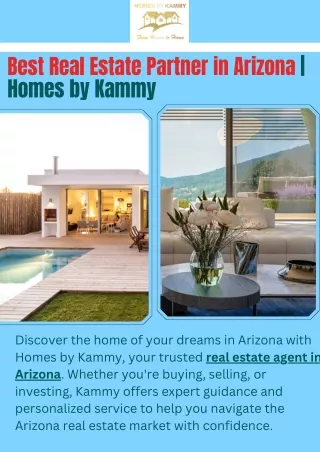 Best Real Estate Partner in Arizona  Homes by Kammy