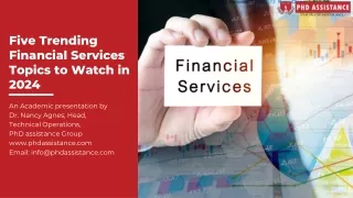 PA -Five Trending Financial Services Topics to Watch in 2024