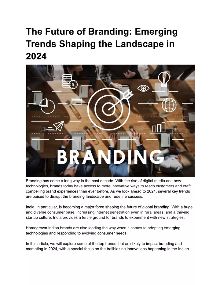 the future of branding emerging trends shaping