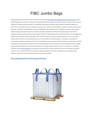 FIBC Jumbo Bags