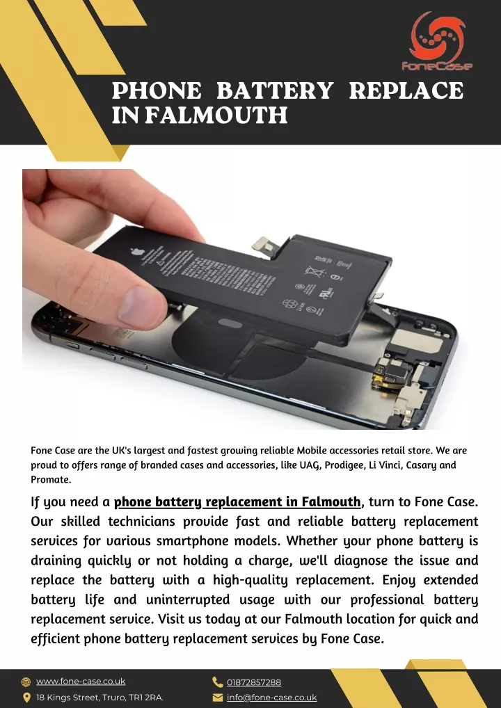 phone battery replace in falmouth