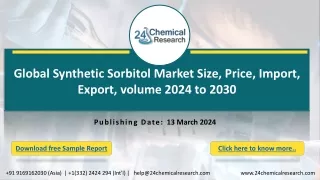global synthetic sorbitol market size price
