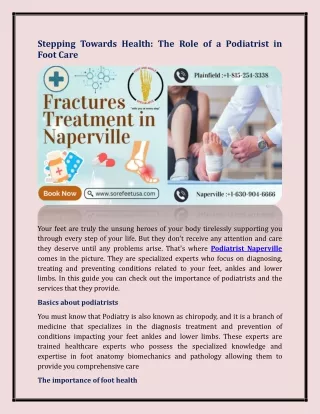 fractures Treatment in Naperville